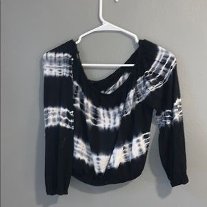 Tie Dye Strapless Top